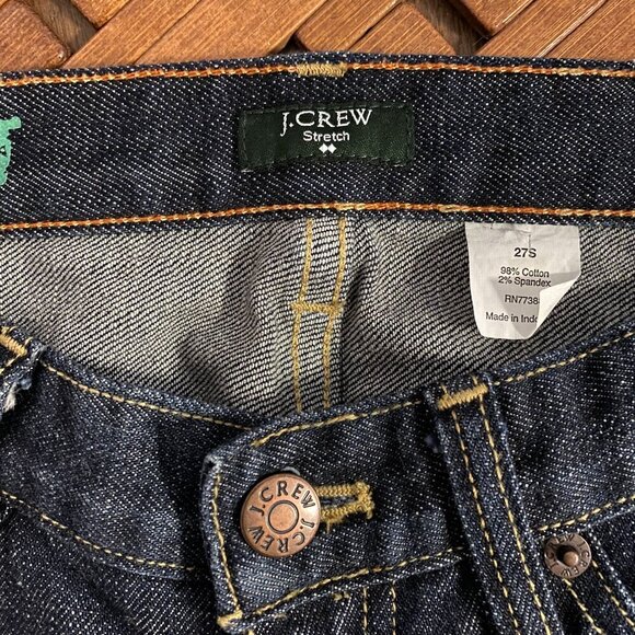 J. Crew Stretch Bootcut Jeans, 27s, Premium Indigo Wash. - Picture 5 of 8